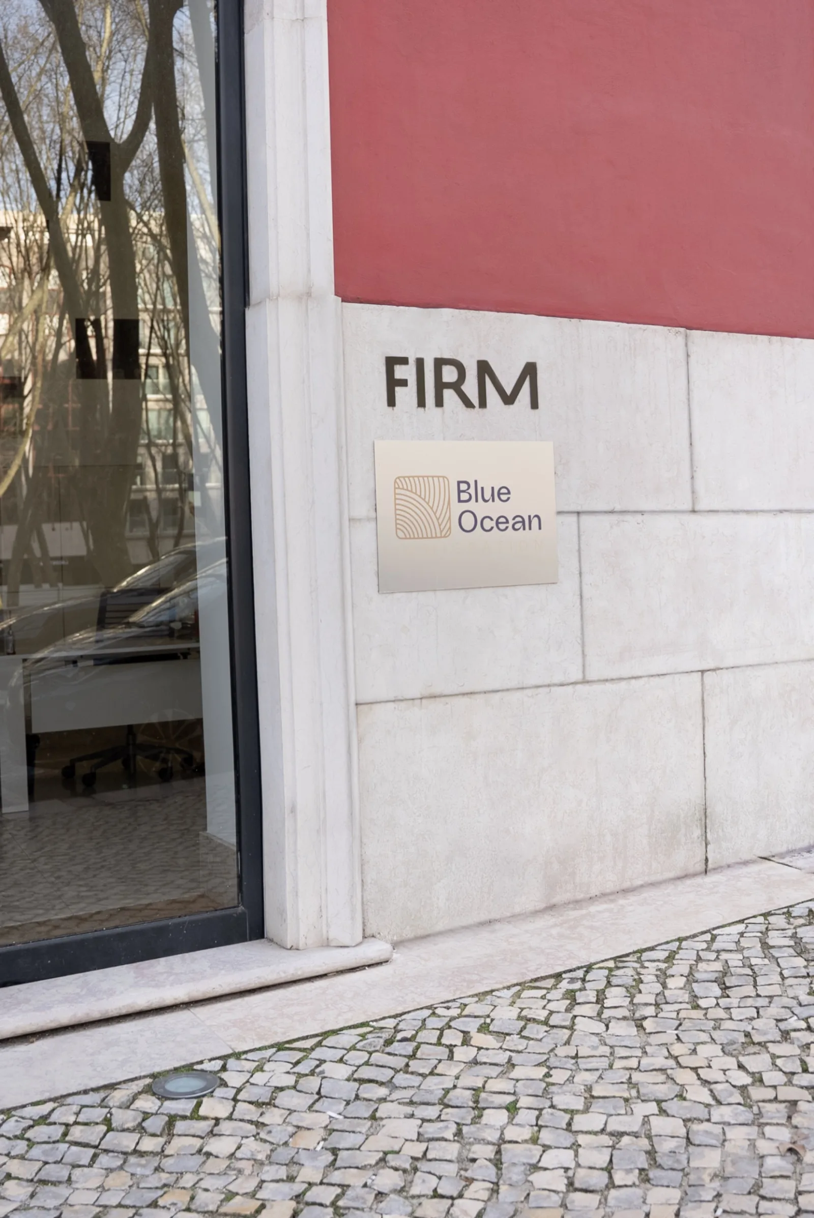 Blue Ocean Immigration office entrance on Avenida da Liberdade, Lisbon
